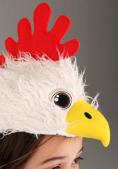 Chicken Soft Headband & Tail Costume Accessory Kit - US 3594