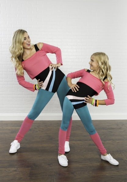 80's Workout Costume for Girls - US 4639