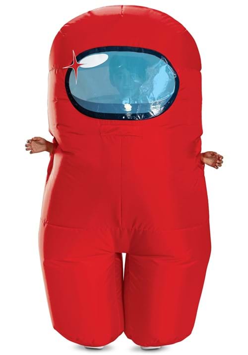 Kid's Inflatable Among Us Red Impostor Costume - US 3325