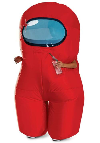 Kid's Inflatable Among Us Red Impostor Costume - US 3325