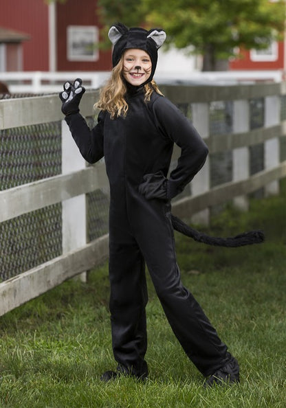 Kid's Black Cat Costume - US 0392