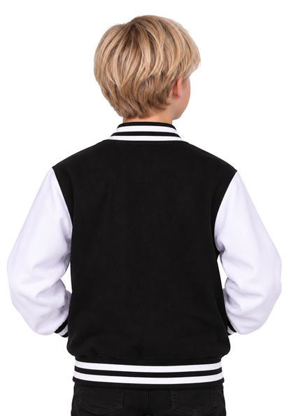 Child Black Letterman Jacket Costume - US 8984