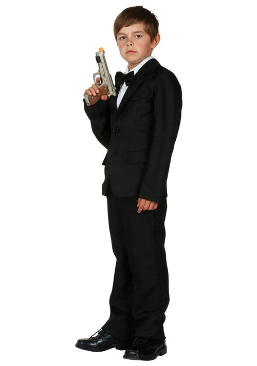 Kid's Black Costume Suit - US 1002