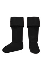 Black Superhero Boot Covers for Kids - US 9131