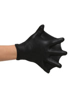 Black Webbed Costume Gloves for Kids - US 4131