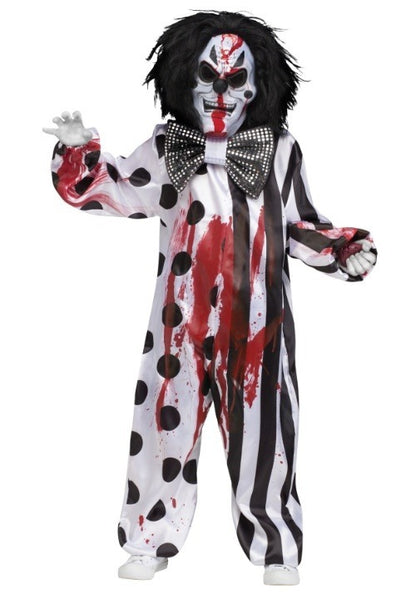 Bleeding Killer Clown Costume for Kids - US 0849
