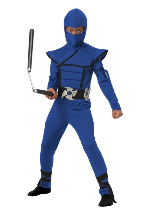 Child Blue Stealth Ninja Kid's Costume - US 2588