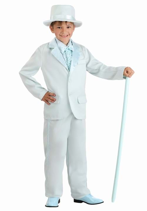 Kid's Blue Tuxedo Costume - US 6531