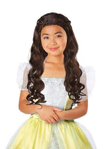 Kids Brown Enchanted Princess Wig - US 6631