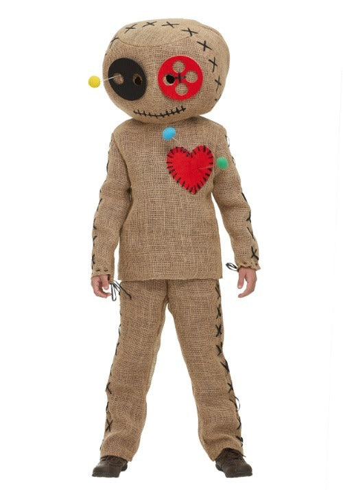 Burlap Voodoo Doll Costume for Kids - US 0830