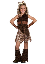 Kids Cave Girl Cutie Costume - US 1789