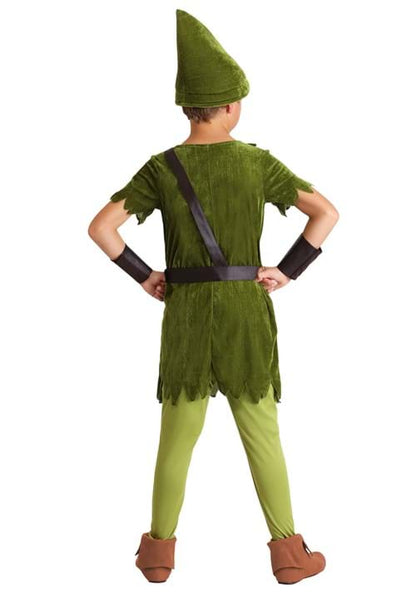 Green Peter Pan Costume for Boys - US 7243