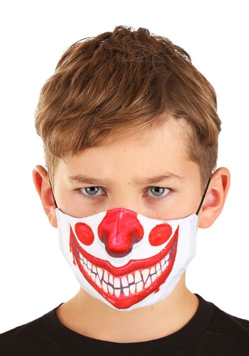Clown Sublimated Kid's Face Mask - US 3615