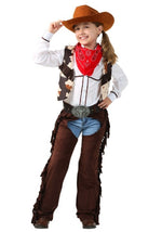 Cowgirl Chaps Costume for Girls - US 9701