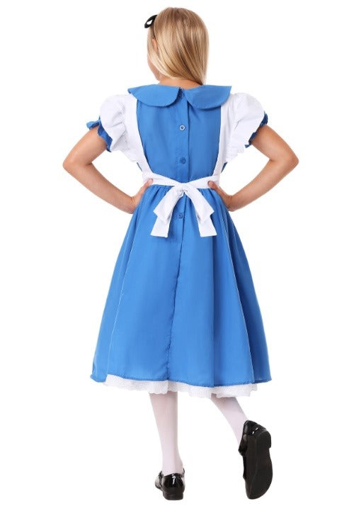 Girl's Deluxe Alice Costume Dress - US 9544