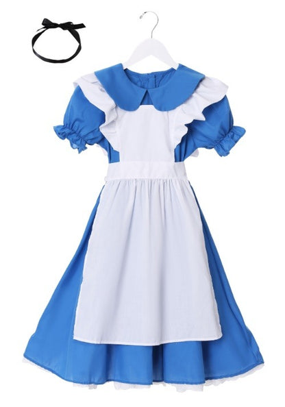 Girl's Deluxe Alice Costume Dress - US 9544