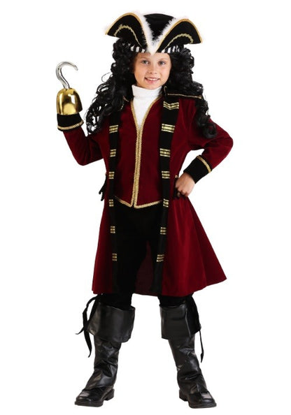 Deluxe Captain Hook Boys Costume - US 7022