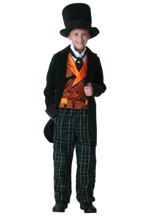 Kid's Deluxe Mad Hatter Costume - US 8602