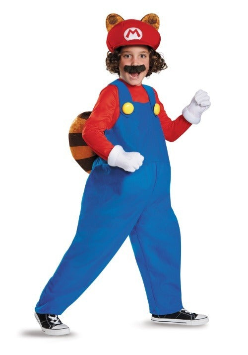 Child Deluxe Mario Raccoon Costume - US 3917