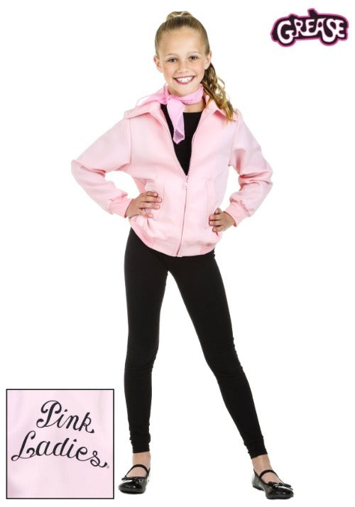 Child Deluxe Pink Ladies Jacket Costume - US 8268