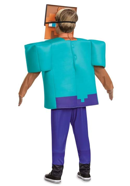 Deluxe Minecraft Steve/Herobrine Costume for Kids - US 3092