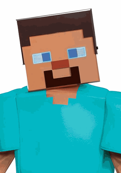 Deluxe Minecraft Steve/Herobrine Costume for Kids - US 3092