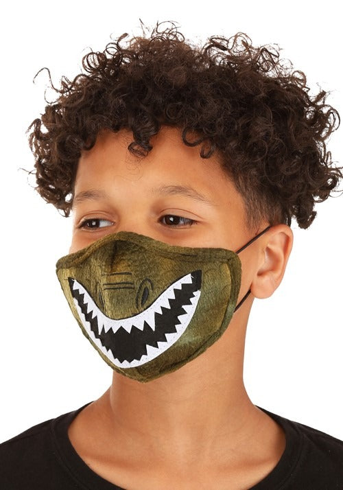 Child's Dinosaur Sublimated Face Mask - US 6617