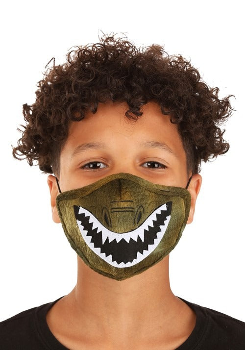Child's Dinosaur Sublimated Face Mask - US 6617