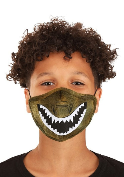 Child's Dinosaur Sublimated Face Mask - US 6617