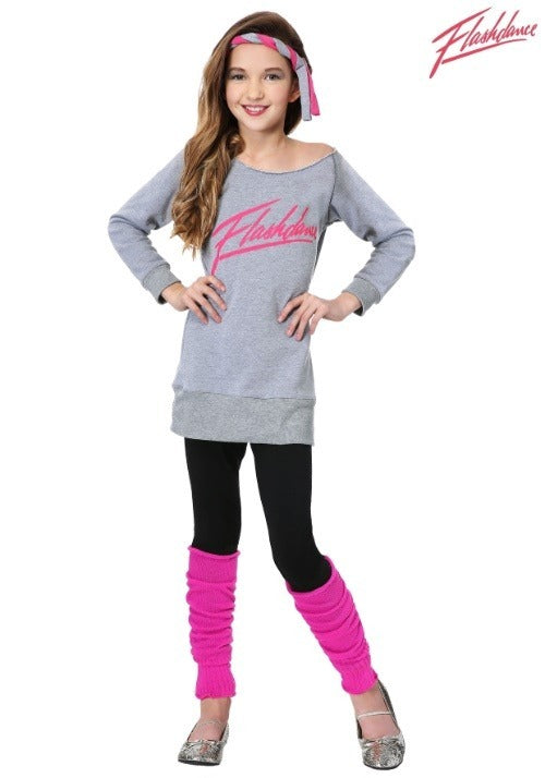 Officially Licensed Kid's Flashdance Costume - US 0175
