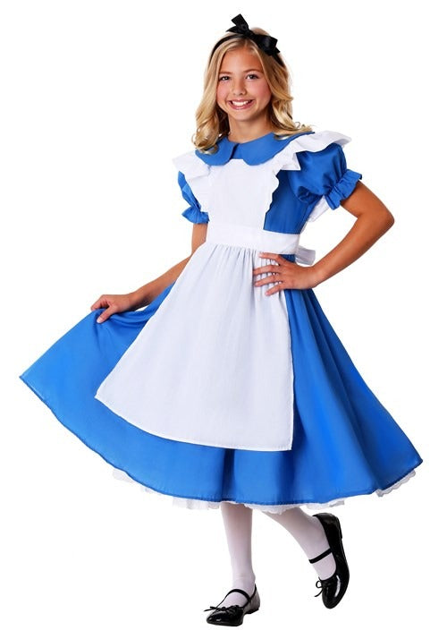 Girl's Deluxe Alice Costume Dress - US 9544