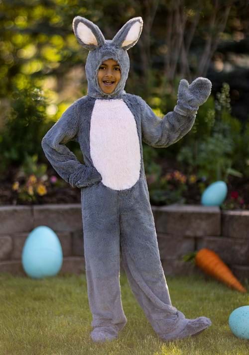 Grey Bunny Costume for Kids - US 4596
