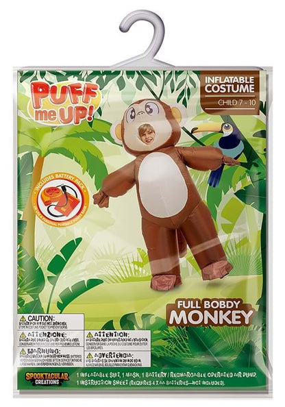 Inflatable Monkey Kid's Costume - US 0596
