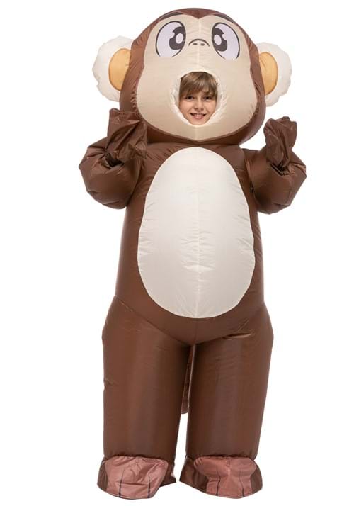 Inflatable Monkey Kid's Costume - US 0596