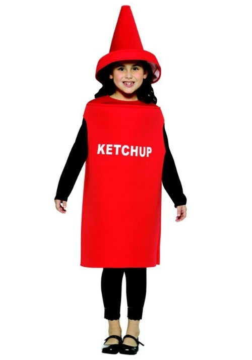 Ketchup Bottle Costume for Kids - US 0294