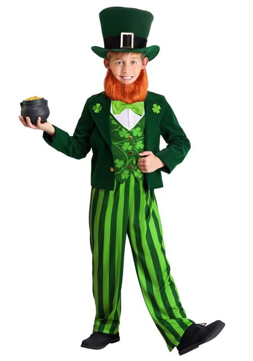 Kid's Clover Leprechaun Costume - US 4077