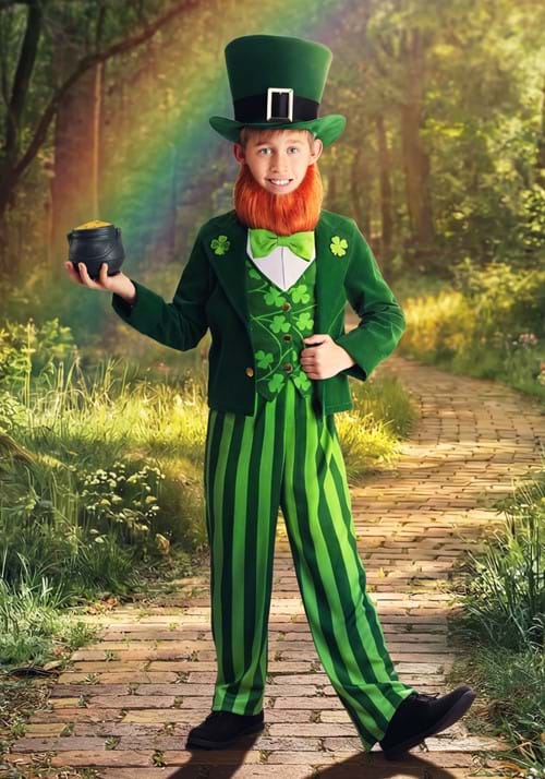 Kid's Clover Leprechaun Costume - US 4077