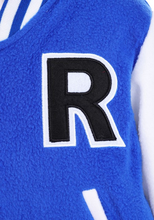 Girl's Letterman Blue Jacket Costume - US 2425