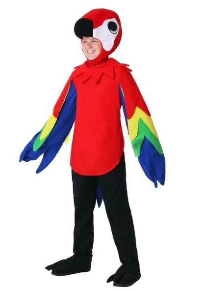 Kid's Red Parrot Costume - US 3881