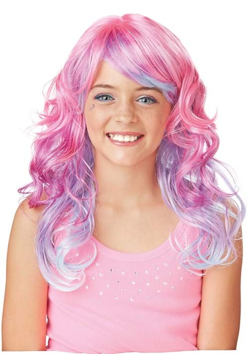 Girl's Pastel Ombre Costume Wig - US 4733