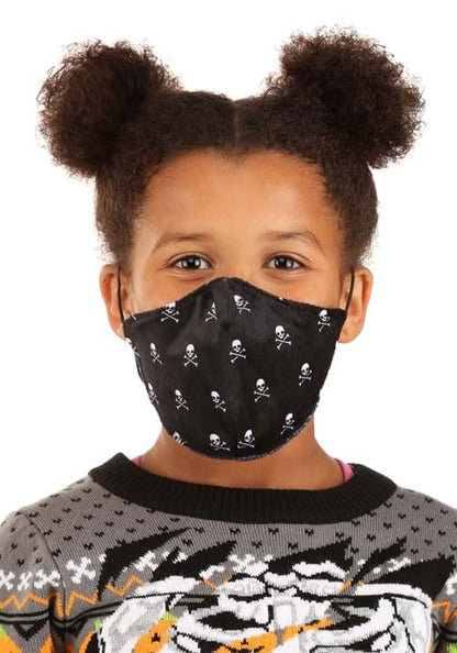 Sublimated Pirate Face Mask for Kids - US 5917