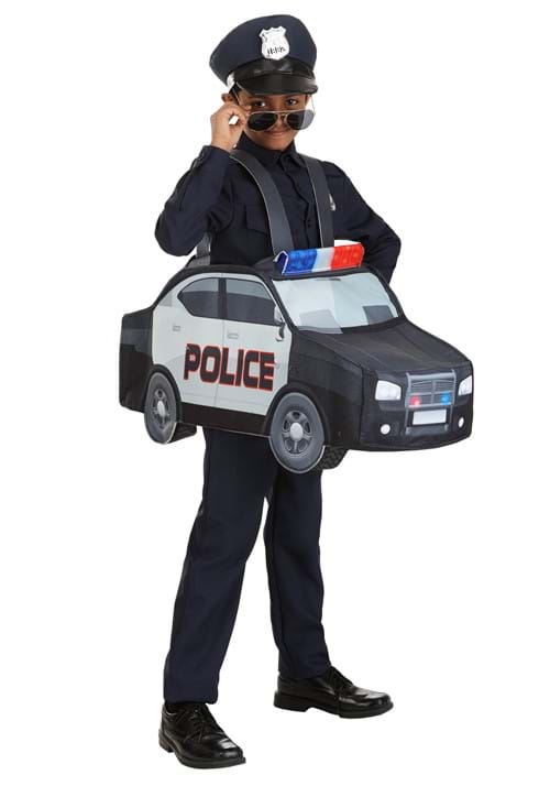 Ride In Police Car Costume for Kids - US 7934