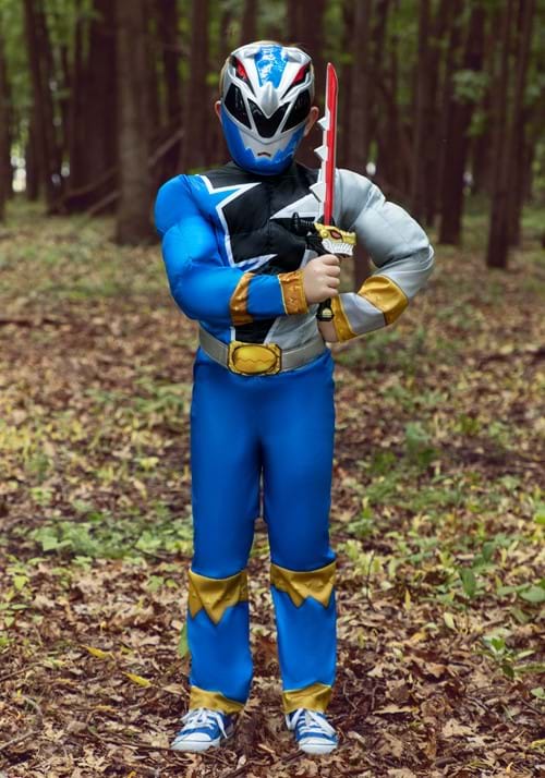Kid's Power Rangers Dino Fury Blue Ranger Costume - US 5440