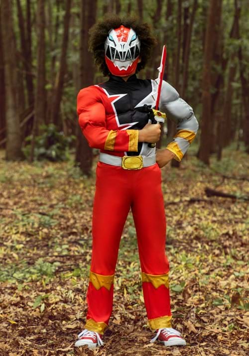Power Rangers Dino Fury Red Ranger Costume for Kids - US 3680