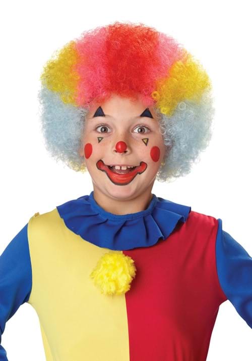 Rainbow Clown Wig for Kid's - US 9852