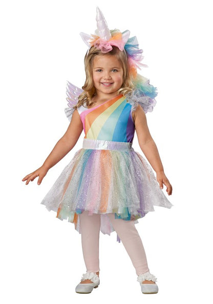 Rainbow Unicorn Costume for Girls - US 5958