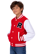 Child Red Letterman Jacket Costume - US 7980