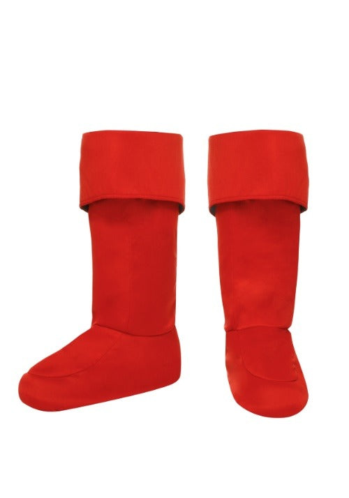 Child Red Superhero Boot Covers - US 2123