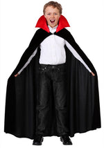 Child's Red Collar Vampire Cloak Costume - US 2778