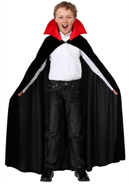 Child's Red Collar Vampire Cloak Costume - US 2778